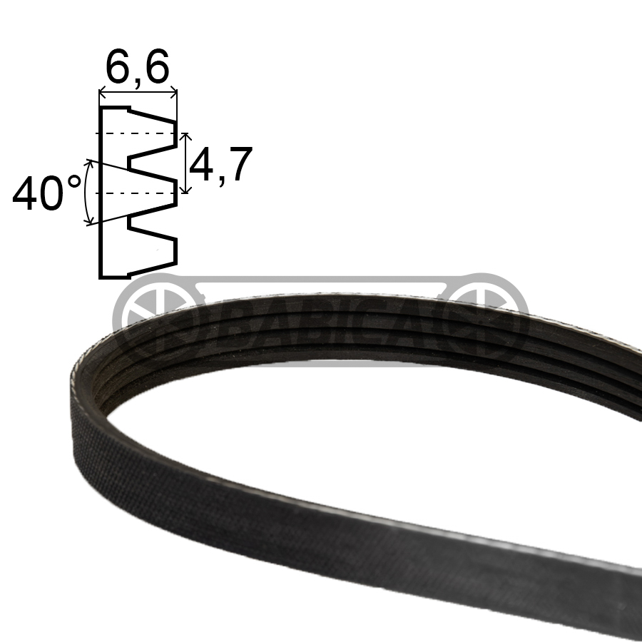 Drážkovaný remeň Poly-V PL 1168 Con-car