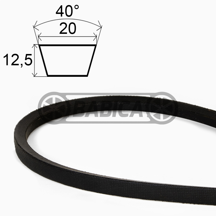 Klinový remeň 20 x 1750 Li Con-Car