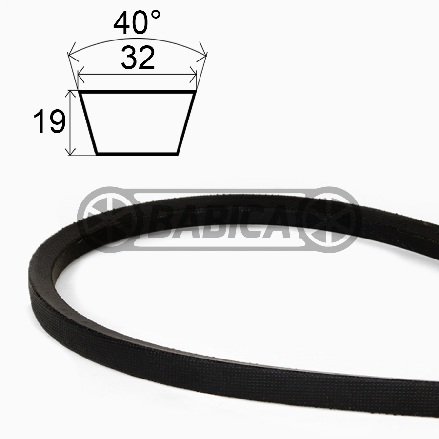 Klinový remeň 32 x 9750 Li / D384 Tagex