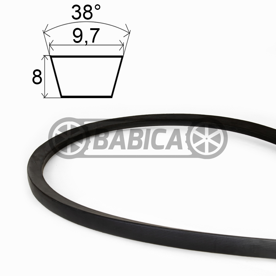 Klinový remeň SPZ 1250 Tagex